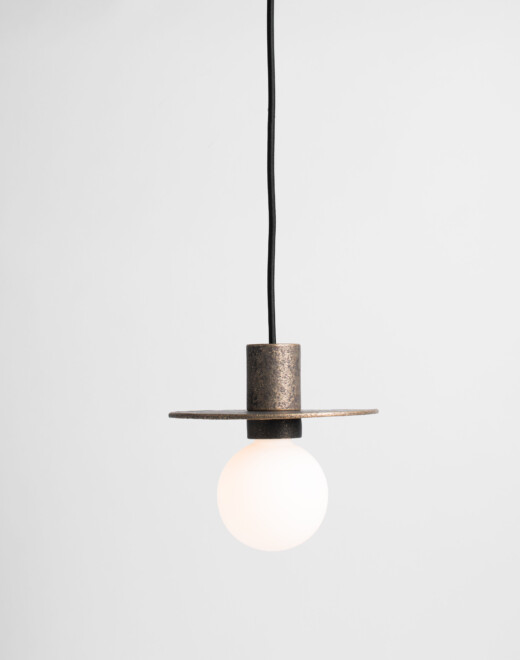 Kibo Ruw Brons + Led Lamp G100 Mat Wit – Dim to Warm