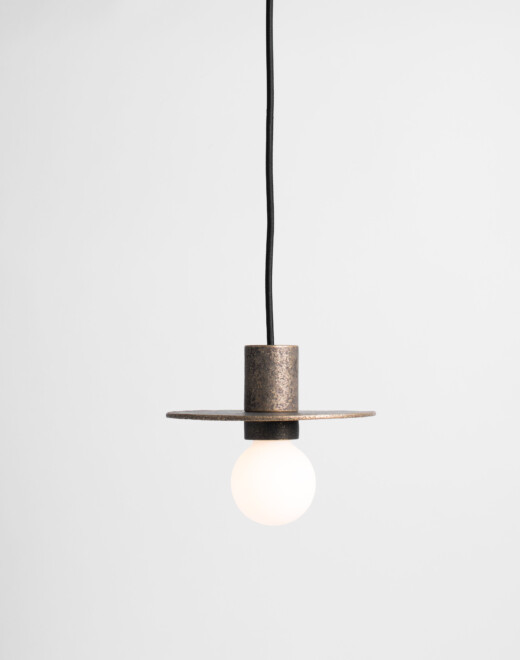 Kibo Ruw Brons + Led Lamp G75 Mat Wit – Dim to Warm